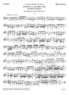 Sonate Nr. 2 e-Moll BWV 1034 (J.S. Bach) 