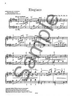 13 Pieces Op.76 No.10 Elegiaco von Jean Sibelius 