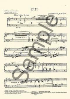5 Pieces Op.85 No.3 Iris von Jean Sibelius 