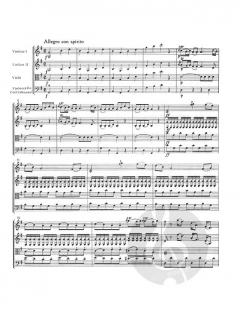 Orchesterquartett G-Dur von Carl Stamitz 