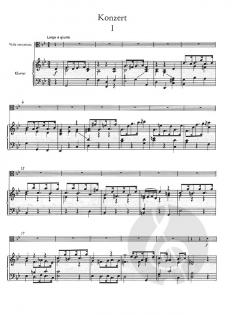 Konzert g-Moll GWV 336 von Christoph Graupner für Viola, Streichorchester und Basso continuo im Alle Noten Shop kaufen (Partitur)