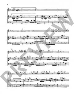 Zwei Sonaten von Johann Ludwig Krebs für Flöte (Violine) und Klavier im Alle Noten Shop kaufen