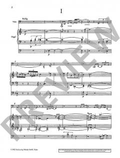 Drei Stücke von Heinrich Ehmann für Tuba und Orgel im Alle Noten Shop kaufen