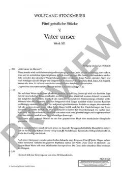 Fünf Geistliche Stücke Nr. 5 (Wolfgang Stockmeier) 