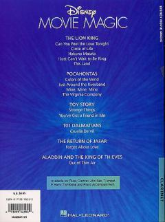 Disney Movie Magic Instrumental Solo Clarinet 