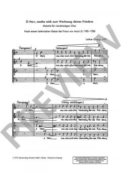 O Herr, mache mich zum Werkzeug deines Friedens (Lothar Graap) 