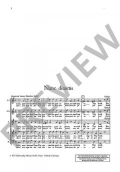 Lord, now lettest Thou Thy servant depart (Henry Purcell) 