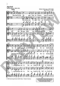 Jägerlied / Gute Nacht op. 59, 3 und 5 (Robert Schumann) 