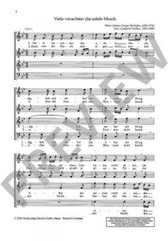 Freunde, lasst uns fröhlich loben / Viele verachten die edele Musik (Gottfried Wolters) 