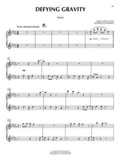 Piano Duet Play-Along Vol. 20: Wicked von Stephen L. Schwartz 