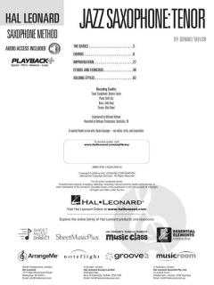 Hal Leonard Tenor Saxophone Method von Dennis Taylor 
