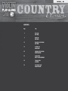 Violin Play-Along Vol. 8: Country Classics im Alle Noten Shop kaufen