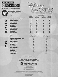 Jazz Play-Along Vol. 93: Disney Favorites im Alle Noten Shop kaufen