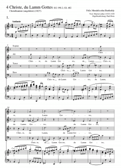 Chorbuch Mendelssohn (Felix Mendelssohn Bartholdy) 