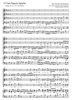 Chorbuch Mendelssohn (Felix Mendelssohn Bartholdy) 