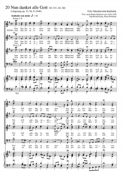 Chorbuch Mendelssohn (Felix Mendelssohn Bartholdy) 