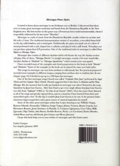 Merengue Piano Styles von Carlos Campos 