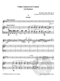 Concerto in G Minor Op. 26 von Max Bruch 
