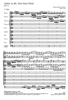 Allein zu dir, Herr Jesu Christ von Johann Sebastian Bach (Download) 