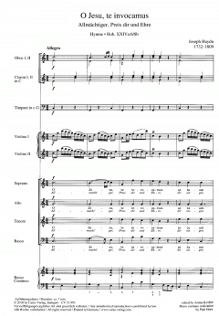 O Jesu, te invocamus Hob:XXIVa:6/8b (Joseph Haydn) 