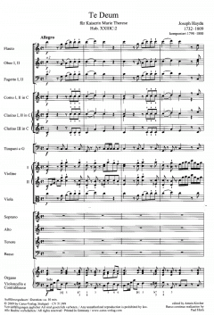 Te Deum Hob.XXIIIc:2 (Download) 