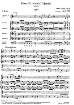 Missa Sancti Nicolai Tolentini MH 109 (Johann Michael Haydn) 