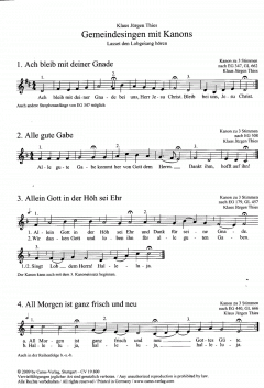 Thies: Gemeindesingen mit 60 Kanons (Klaus Jürgen Thies) 