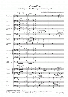 Ouvertüre op. 18 von Joseph Gabriel Rheinberger (Download) 