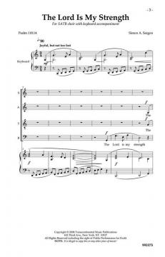 The Lord Is My Strength (Simon Sargon) 