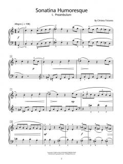 Sonatina Humoresque von Christos Tsitsaros 