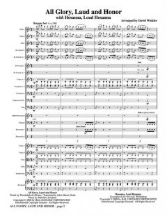 All Glory, Laud, And Honor (With Hosanna, Loud Hosanna) 