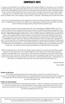 Zimbe! Come, Sing The Songs Of Africa! (Alexander L'Estrange) 