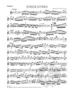 Trio in C-dur von Joseph von Eybler für Violine, Viola und Violoncello op. 2 (Urtext) im Alle Noten Shop kaufen