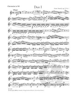 3 Duos op. 21 von Franz Tausch für Klarinette und Fagott im Alle Noten Shop kaufen