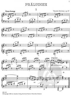 60 Präludien für Klavier, op. 65 von Theodor Kirchner im Alle Noten Shop kaufen