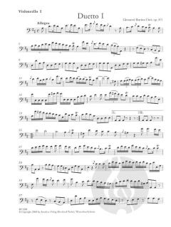 8 Duette op. 8 von Giovanni Battista Cirri für zwei Violoncelli im Alle Noten Shop kaufen (Stimmensatz)