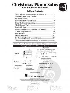 Christmas Piano Solos Level 4 