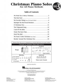 Christmas Piano Solos Level 3 