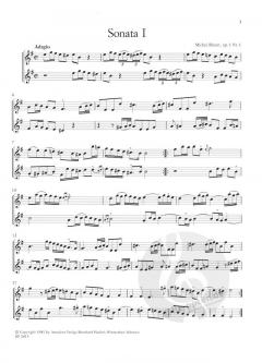 6 Sonaten op. 1 von Michel Blavet für zwei Querflöten im Alle Noten Shop kaufen