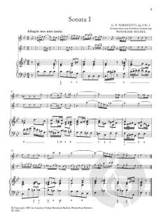 6 Sonaten op. 2 Heft 1 (Giovanni Paolo Simonetti) 