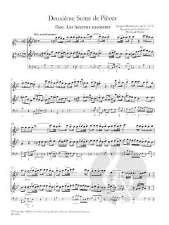 Deuxieme Suitte de Pieces a deux dessus B-dur op. 6 (Jacques-Martin Hotteterre) 