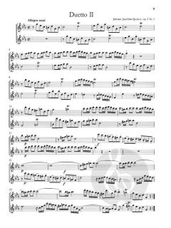 6 Duette für zwei Altblockflöten op. 2 Band 1 (Johann Joachim Quantz) 