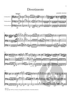Divertimento für drei Violoncelli von Joseph Haydn im Alle Noten Shop kaufen