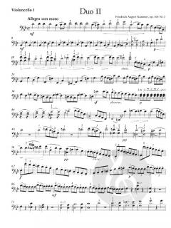 4 Duos op. 103 von Friedrich August Kummer für 2 Violoncelli im Alle Noten Shop kaufen