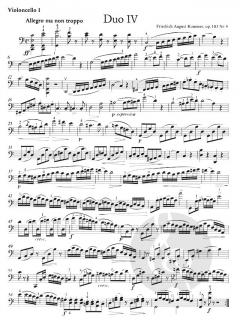 4 Duos op. 103 von Friedrich August Kummer für 2 Violoncelli im Alle Noten Shop kaufen