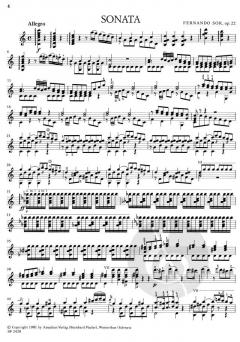 Große Sonate in C-dur op. 22 von Fernando Sor 