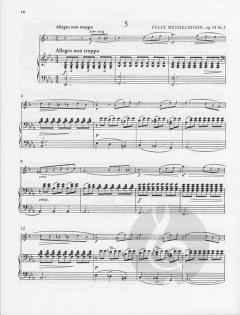 8 Lieder ohne Worte von Felix Mendelssohn Bartholdy 