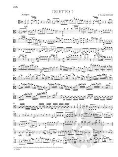 3 Duos für Viola und Violoncello von Franz Danzi 