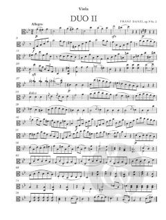 3 Duos für Viola und Violoncello op. 9 von Franz Danzi 