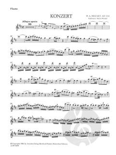 Konzert in D-dur für Flöte und Orchester KV 314 von Wolfgang Amadeus Mozart im Alle Noten Shop kaufen
